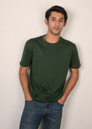Kun Clothing - Green T-shirt Slim Fit (Men) - KUN MTS- 011