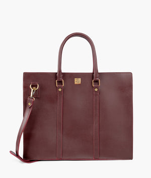 Burgundy laptop bag