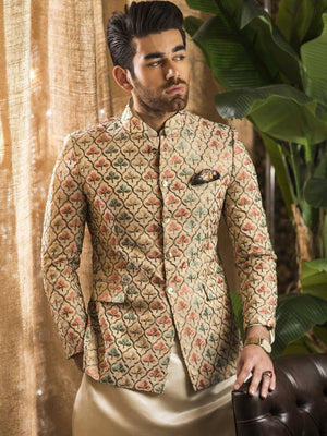 Embroidered Jaffri Bandgalla