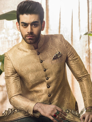 Sherwani - Golden