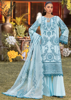 CM-11  3PC EMBROIDERED LAWN