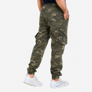 Men's Camouflage Cargo Pants, Stretchable Trousers With 6 Pockets