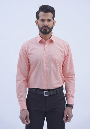 PEACH DRESS SHIRT