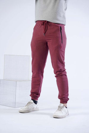 Maroon Jogger Pants