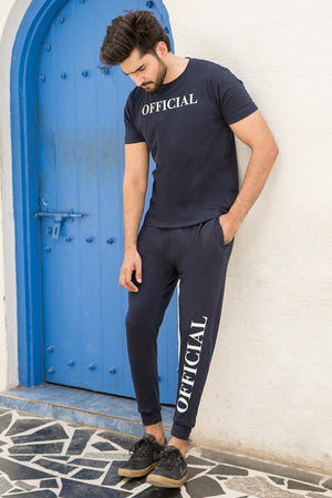 Eight Lines - Official Print Tracksuit - Navy