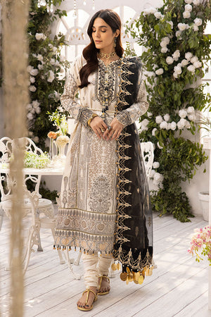 Ellena - 3-PC Unstitched Jacquard Suit