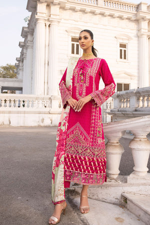 Ellena - 3-PC Unstitched Embroidered Lawn Suit