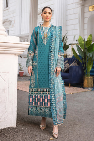 Ellena - 3-PC Unstitched Embroidered Lawn Suit