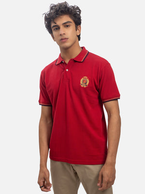 T SHIRT POLO RED