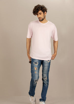 Kun Clothing - Mauve T-shirt Oversize Fit (Men) - KUN MTS- 009