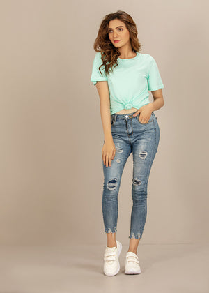 Kun Clothing - Mint T-shirt Oversize Fit (Women) - KUN WTS- 004