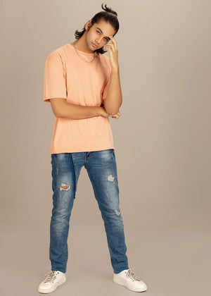 Kun Clothing - Sepia T-shirt Oversize Fit (Men) - KUN MTS- 008
