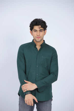 GREEN BUTTON DOWN SHIRT