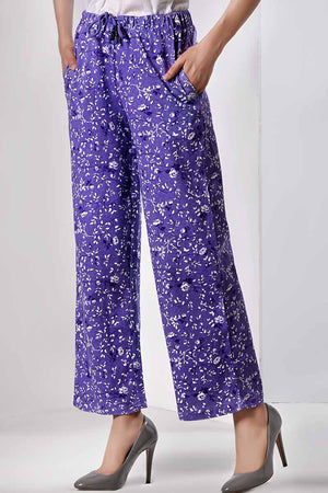 ChenOne - PULL ON TROUSER PURPLE LT-A-1564