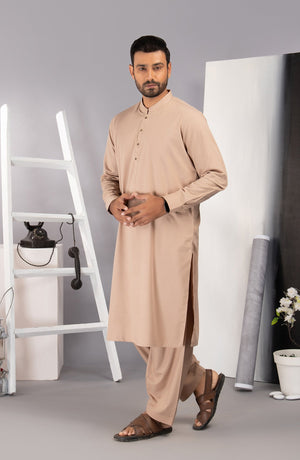 MEN KAMEEZ SHALWAR BEIGE