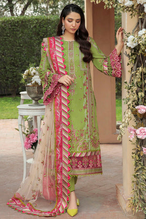 Motifz - DELPHI EMBROIDERED LAWN UNSTITCHED - 3206