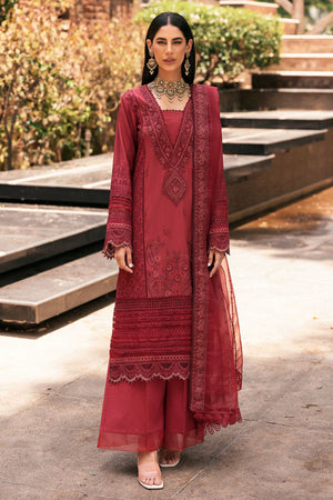3385-DARA-KHSHAN EMBROIDERED LAWN UNSTITCHED