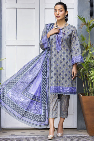 3705-MADEMOSILLE DIGITAL PRINTED LAWN UNSTITCHED