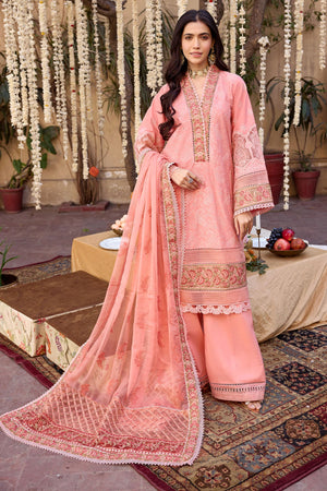 4041-ZAIB EMBROIDERED LAWN UNSTITCHED