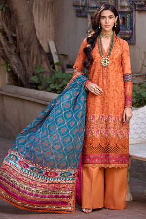 4058-HAZEL EMBROIDERED LAWN UNSTITCHED