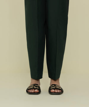 Womens Eid Pret Teal Cotton Trousers