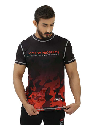 Trex - 99 Problems Mens Sports T-shirt - MSP-014