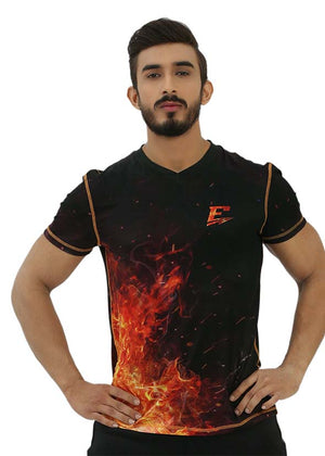 Trex - Fiery Mens Sports T shirt - MSP-016