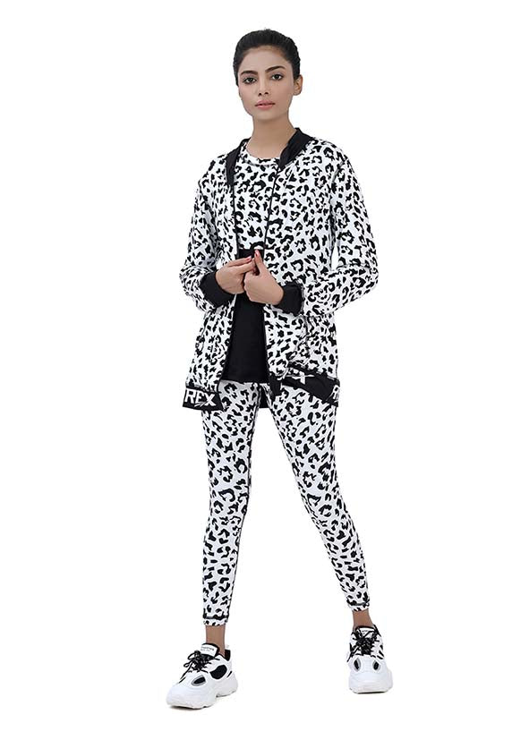 Trex - Womens Cheetah Zipper Jacket - WJ-002