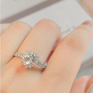 Love Crystal Zircon Ring