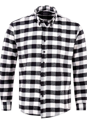 Uniworth Black/white Flannel Shirt CS2249