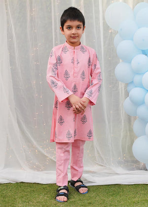 Boy Pink kurta Set