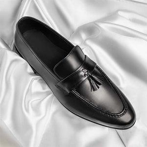 LEATHER TUSSEL LOAFER