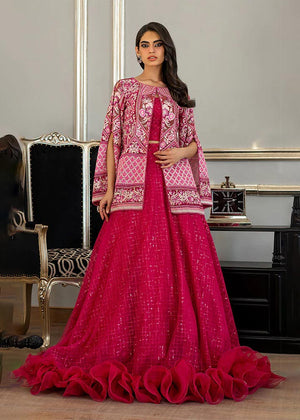 Organza Embroidered Jacket With Sequins Lehenga - 7855.3