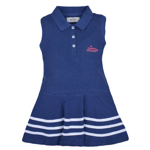 Blue Princess Polo Dress