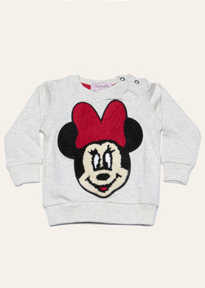 MINNIE MOUSE Embroidered Sweatshirt