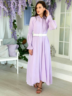 Miso Button Down Belted Dress