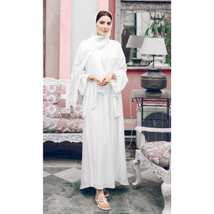 Abaya (Pearl White Color)