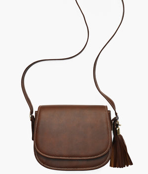 Brown saddle bag