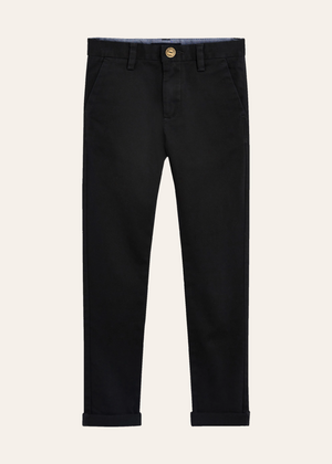 Black Casual Chino Pants