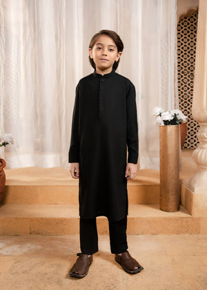 Modest Black- Kurta Trouser- Boys