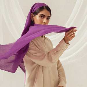 Eco-Luxe Scarves & Hijabs - Purple