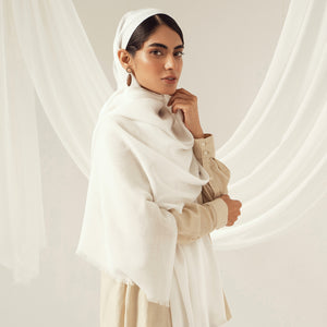 Eco-Luxe Scarves & Hijabs - White