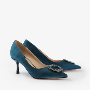 Kierra-Women shoes-Heels-Blue-Three Quarter View-JULKÃ‰