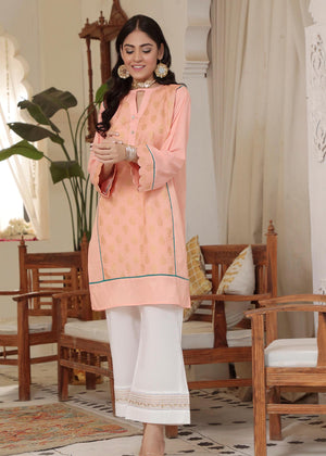 Peach Kurti