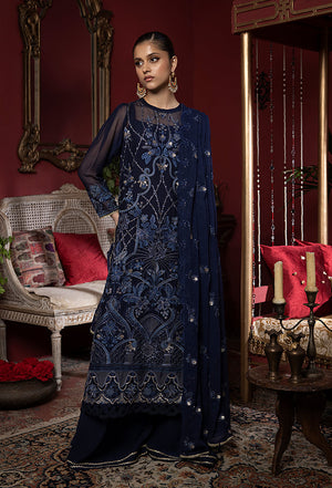 Heer embroidery chiffon collection-HR-04