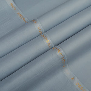 Janbaz Zara - American PIMA Lawn Cotton (4.5 Mtr) - Silver Grey