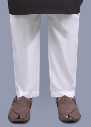 Uniworth White Plain Ethnic Pajama-EP2200