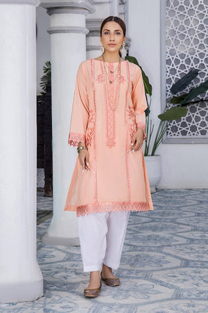 Stitched EMB Lawn Shirt DRLE-1736