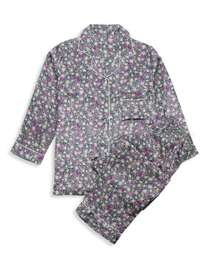 Espicopink | Silk Print Loungewear - Grey Garden