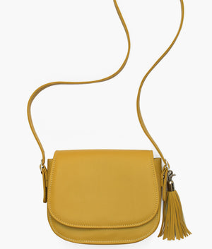 Yellow saddle bag